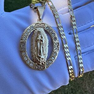 Our Lady of Guadalupe Necklace with Chain